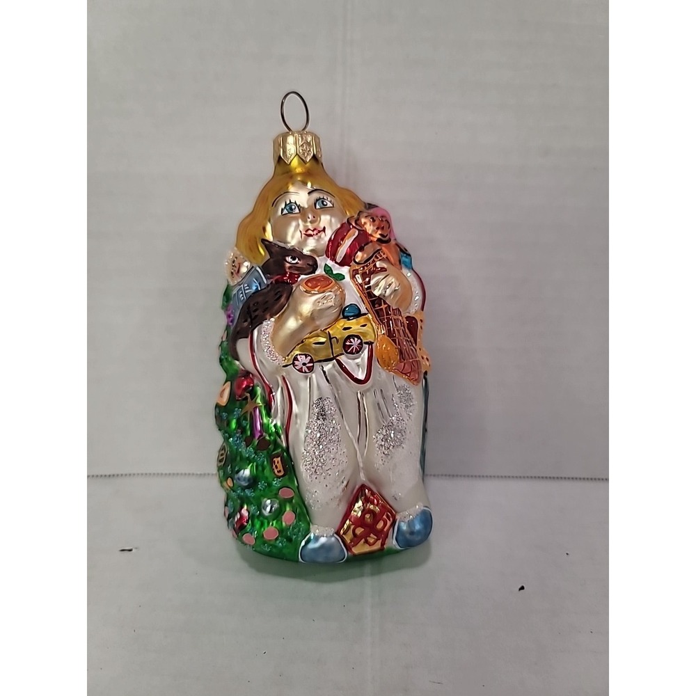 vintage Christopher Radko Christmas ornament tree girl retired excellent shape
